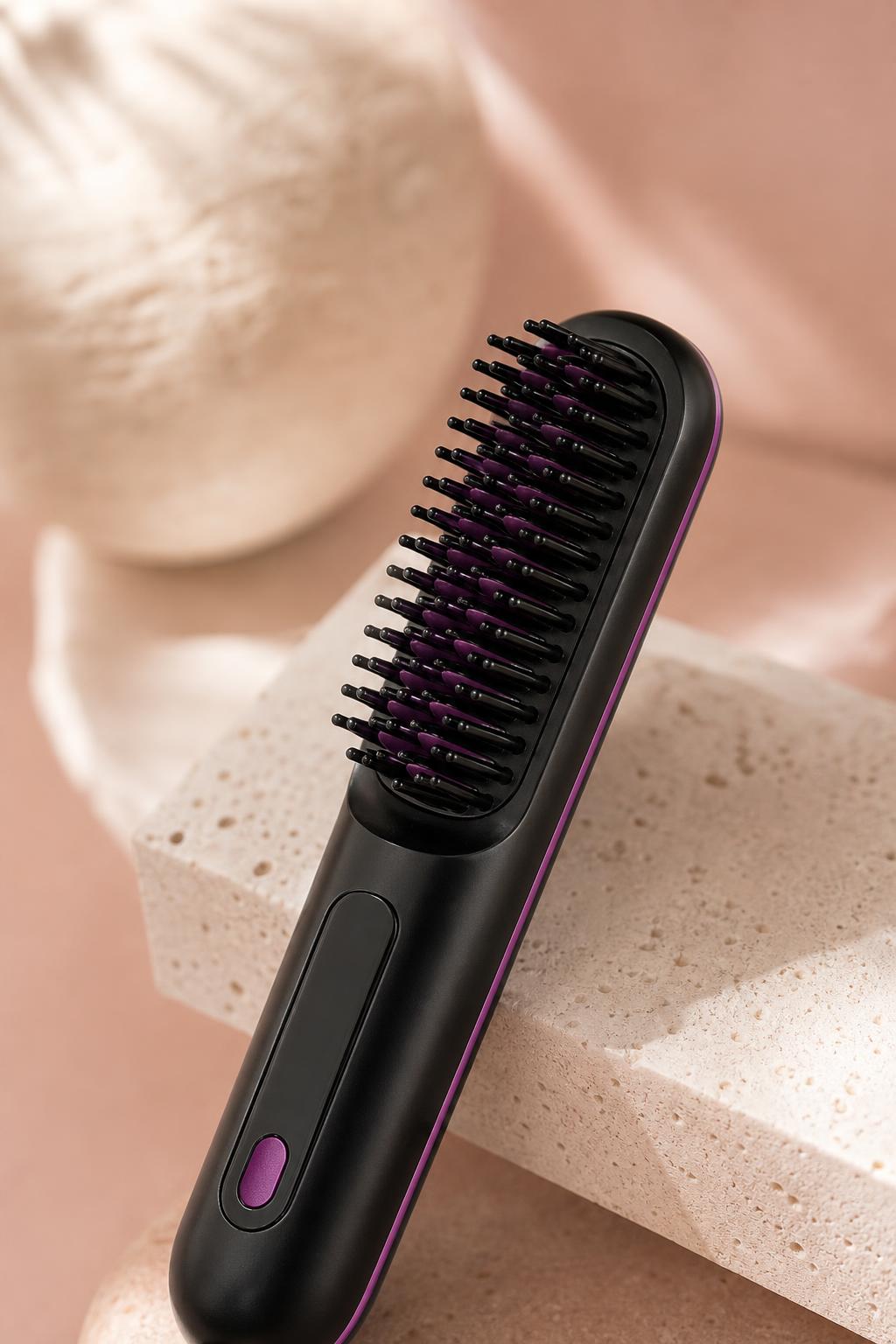 Heat on your hair, never on your scalp